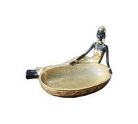 SUMMITDRAGON Figurine de femme noire africaine en résine pour les recherches d'art Styles de décoration distinctifs Femme africaine Figurine en résine