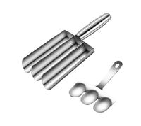 SUMMITDRAGON Lot de 2 moules à boulettes de viande de cuisine pour boulettes de viande Ancien outil de cuisson antiadhésif pour crevettes Frikadellen et plus manuels