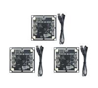 SUMMITDRAGON Lot de 3 modules de caméra USB OV9732 1MP HD720P Objectif 100 degrés pour reconnaissance faciale et photographie Caméra de mise au point réglable