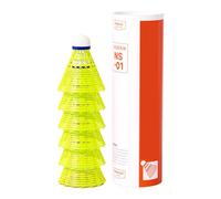 SUMMITDRAGON Lot de 6/12 volants de Bedminton en nylon coupe-vent pour entraînement léger en intérieur et en extérieur - Volant d'entraînement léger en intérieur et en extérieur