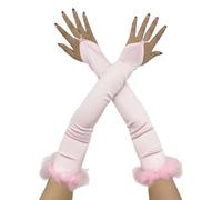 SUMMITDRAGON Mitaines élégantes des années 1920 pour femmes - Manches longues pour diverses occasions - Teaparty Dressingup Armwear Mitaines, b, taille unique