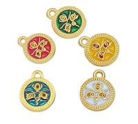 SUMMITDRAGON Pendentif polyvalent en alliage à cinq voies Dieu de la richesse pour collier et travaux manuels Ajoute un charme élégant et un pendentif dieu à cinq voies, taille unique, Comme décrit