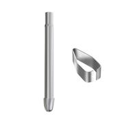 SUMMITDRAGON Pointes de stylo capacitif en métal durable pour ordinateur portable Pro7 6 5 4 pointes de rechange haute précision avec clip en métal recharges