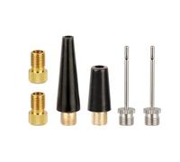 SUMMITDRAGON Pompes sphériques - Ensemble d'aiguilles pour valves de pneus de vélo - Adaptateur de buse d'aiguille - Gonfleur de pneu de vélo - Adaptateur de pompe à air - Outil de gonflage de buse