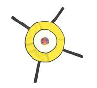 SUMMITDRAGON Tailgating Roundnet Game Beach Toy pour le sport en plein air Bouncy Disk Catch Game Filet de pelouse Sac Jouet Capture et coordination de la main des enfants Jeter