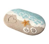 SUMMITDRAGON Tapis de salle de bain imitation cachemire super absorbant à séchage rapide antidérapant pour douche, baignoire, chevet, tapis de sol en peluche pour chambre à coucher