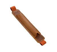 SUMMITDRAGON Trousse à crayons en cuir étanche avec bande élastique réglable pour journal intime, carnet de notes, organiseurs de voyage, marron