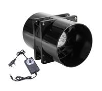 SUMMITDRAGON Ventilateur d'échappement en ligne 12 V 12 cm 200 CFM 6000 tr/min pour cuisine, salle de bain, hydroponie et équipement électronique de refroidissement de cabine de peinture d'échappement