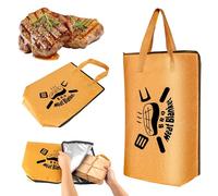 SummitFlare Ultimate Meat Vault | Grande couverture de repos pour barbecue de 38,1 cm pour poitrine, porc, dinde | Technologie de rétention de la chaleur à 5 couches, étanche, design à large ouverture