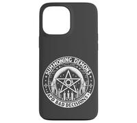 Summoning Demons Bad Decisions Satanic Witchcraft Pentagramme Coque pour iPhone 13 Pro Max