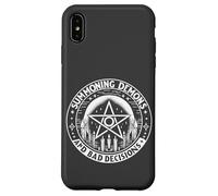 Summoning Demons Bad Decisions Satanic Witchcraft Pentagramme Coque pour iPhone XS Max