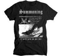 Summoning Let Mortal Heroes Sign Your Fame T Shirt Black L