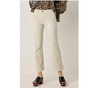 Summum Woman Bootcut Cropped Pant Slubby Stretch Twill Whites Whites Taille: 36 | Pantalons larges Outlet | Femme | Blanche