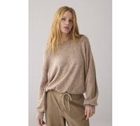 Summum Woman Puff Sleeve Sweater Wool Elastane Blend Knit Khaki Taille: M | Pulls Outlet | Femme | Marron