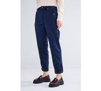 Summum Woman Tapered Fit Pants Rough Twill Midnight Blue Taille: 34 | Pantalons droits Outlet | Femme | Bleu