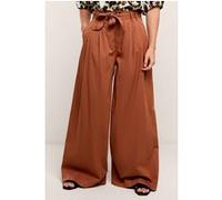Summum Woman Wideleg Pants Light Weight Twill Cacao Taille: 34 | Évasés pantalons Outlet | Femme |