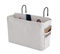 SUMNACON Panier de rangement à suspendre pour lit, bureau, maison, école, dortoir, blanc