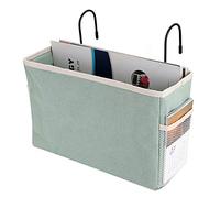 SUMNACON Panier de rangement à suspendre pour lit, bureau, maison, école, dortoir, vert