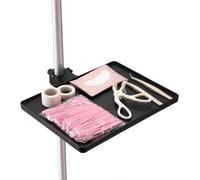 SUMNACON Plateau de salon avec hauteur réglable, support d'extension de cils avec clip de fixation, support pour extensions de cils, support pour salon de coiffure, pour tubes jusqu'à 2,5 cm