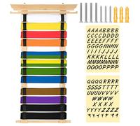 SUMNACON Porte-ceinture pour 12 ceintures de sport de combat - En bambou - Amovible - Montage mural - Pour médailles, judo, karaté - Cadeau personnalisable - Couleur naturelle