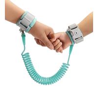 Sumneo Laisse de sécurité pour enfant avec dragonne - Sangle anti-perte réglable pour bébé et tout-petit - Harnais de course pour jumeaux - Incassable et confortable - Vert