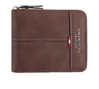 Sumneo Portefeuille en cuir véritable pour homme | Portefeuille format paysage avec protection RFID | Avec 6 emplacements pour cartes et compartiment à monnaie | Portefeuille compact pour homme |