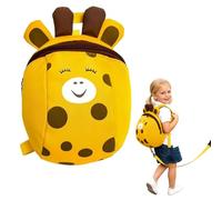 Sumneo Sac à dos pour enfant avec laisse anti-perte, joli cartable girafe pour garçons et filles à partir de 1 à 5 ans, pour la maternelle et les voyages