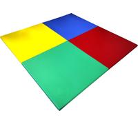Sumo Didactic - Tapis pliable pour enfants - antiallergique, imperméable, facile d'entretien - 200x200 cm, fermeture éclair, pour exercices de motricité et utilisation intensive