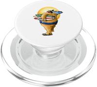 Sumo Surf Wrestling Vintage Sumo Wrestler Rétro Sumo PopSockets PopGrip pour MagSafe