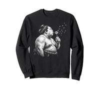 Sumo Wrestler Japonais soufflant Pissenlit Souvenir du Japon Sweatshirt