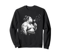 Sumo Wrestler Japonais soufflant Pissenlit Souvenir du Japon Sweatshirt