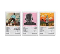 Sumooa Tyler, The Creator Lot de 3 posters vintage pour chambre à coucher, format paysage, 20 x 30 cm