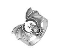 Sumpgle Bague rétro unique en acier titane pour homme - Accessoire élégant pour homme, 8
