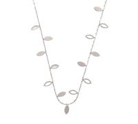 Sumpgle Collier en acier titane avec pendentif en forme de cœur à pampille géométrique pour chaîne de clavicule empilable au quotidien