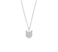 Sumpgle Collier pour femme avec pendentif délicat du zodiaque chinois en oxyde de zirconium style oriental pour l'année de naissance