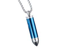 Sumpgle Collier pour hommes ouvrable modèle balle pendentif lisse Design occidental bijoux tendance personnalité acier inoxydable matériau