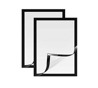 Sumshy Lot de 2 paquets de cadres de peinture diamant 30 x 40 cm, accessoires pour cadre photo en diamant noir, cadre artistique 5D, cadre magnétique pour dessins d'enfants, décoration murale