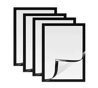 Sumshy Lot de 4 paquets de cadres de peinture diamant 30 x 40 cm, accessoires pour cadre photo diamant noir, peinture photos, cadre 5D, cadre magnétique pour dessin d'enfants, décoration murale