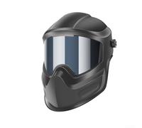 Sumsoctober Casque de soudage, grand écran de visualisation avec capuchon réglable et caractéristiques de protection pour diverses applications de soudage (lentille grise)