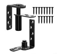 Sumsoctober Charnière de porte double battante en acier inoxydable 304 pour portes de café et de grange offrant un fonctionnement silencieux et fluide (L)