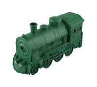 Sumsoctober Diffuseur d'huiles essentielles vintage USB en forme de train à vapeur pour aromathérapie, humidificateur 300 ml, ultra silencieux avec lumières LED colorées et télécommande (type vert)