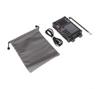 Sumsoctober DP-666 DSP-Radio | Réception FM AM SW pleine bande, puce TEF6686 et RDS | Écran LCD de 2,8", batterie haute capacité 5000 mAh | avec antenne télescopique SMA (noir)