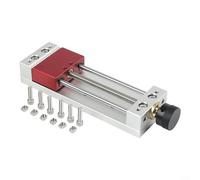 Sumsoctober Étau d'établi | Outil de maintien de travail à rainure pour carte mère PCB et téléphone portable | Corps en aluminium avec double tiges de guidage pour CNC, perçage