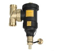 Sumsoctober Filtre à eau magnétique pour systèmes de chauffage | avec vanne de vidange marche/arrêt et maille en acier inoxydable | Filtration de l'eau pour chaudière centrale et CVC/(DN25/2,5 cm