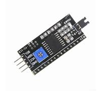 Sumsoctober I2C Carte d'interface LCD pour LCD1602 et LCD2004 | Module adaptateur série à 4 fils pour les broches d'E/S Arduino | Contrôle de contraste réglable intégré