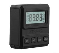 Sumsoctober Inclinomètre numérique et niveau, écran LCD rétroéclairé avec base magnétique puissante, rapporteur 3 en 1 pour travail du bois, réparation automobile, usinage