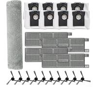 Sumsoctober Kit d'accessoires compatible avec les aspirateurs robots Mova Z50 Ultra Z5 Pro Z5 - Comprend des filtres, des serpillères, des sacs à poussière et des brosses latérales (B)