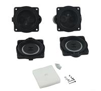 Sumsoctober Kit de réparation de diaphragme de pompe à air pour HP-60 HP-80 - Kit complet de remplacement avec filtres vis clips - Prolonge la durée de vie de la pompe et économisez des coûts