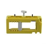 Sumsoctober Kit d'outils pour charnière de porte avec fraise à défoncer et foret de centrage réglable pour la coupe précise de charnière de cadre de porte et l'installation de projets de menuiserie