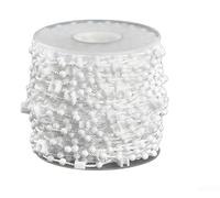 Sumsoctober Lien de chaîne à perles pour store vertical 127 mm - Connecteur à clip de 20 m - Connecteur perlé en plastique (20 m)